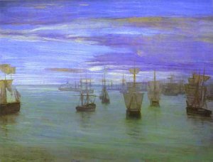 Crepuscule En Teintes De Chair Et Vert, Valparaiso — James Abbott Mcneill Whistler