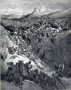 Samson Filistinleri As Çenesinden Yok Ediyor — Gustave Doré