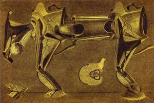 En Liten Sjuk Häst Med Ett Sargat Ben — Max Ernst