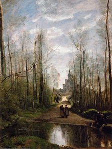 L'église De Marissel, Près De Beauvais — Jean-baptiste-camille Corot