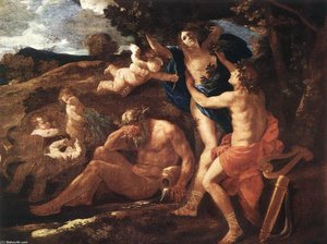 Apollo Und Daphne — Nikolaus Poussin