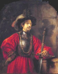 Portrait Of A Man In Military Costume — Rembrandt Peale