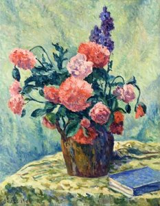 Poppies In A Sandstone Pit — Maximilien Luce
