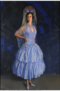 Portrait Of Lady Micaela Aramburu Y Picardo — Игнасио Зулоага