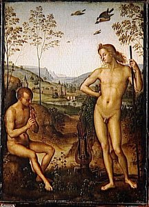 Apollon Et Marsyas — Vannucci Pietro (le Perugin)