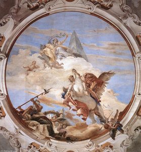 Bellerophon Auf Pegasus — Giambattista Tiepolo