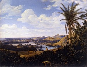 Brazilian Landscape With Anteater — Frans Post