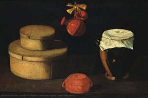 Natureza Morta (caixa Com Potes) — Josefa De Óbidos