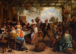 The Dancing Couple — Jan Havickszoon Steen