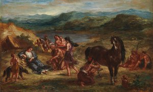 Ovid Among The Scythians — Eugène Delacroix