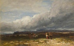 The Peat Gatherers — David Cox The Elder
