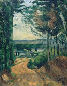 Road leading to the lake