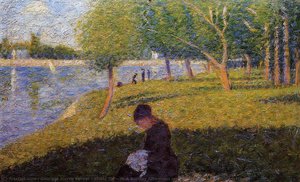 Study For 'a Sunday Afternoon On The Island Of La Grande Jatte' — Georges Pierre Seurat