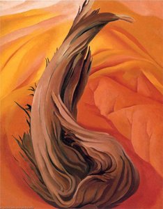 Stamp In Red Hills — Georgia O'keeffe