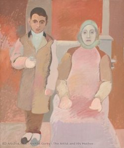 The Artist And His Mother — Arshile Gorky