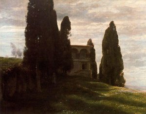 Villa Italienne Au Printemps — Arnold Böcklin