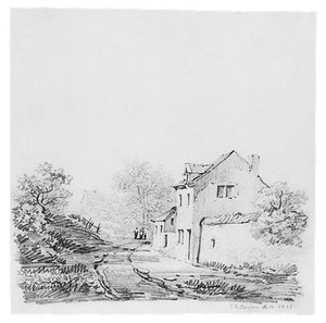 Village Landscape (from Mcguire Scrapbook) — Thomas Sidney Cooper