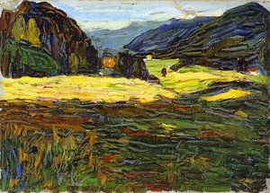 Kochel - Krajobraz Z Zamkiem — Wassily Wassilyevich Kandinsky