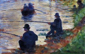 Fischerboote — Georges Pierre Seurat