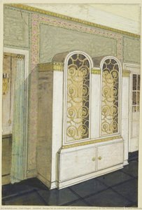Untitled (Design for an interior with white varnished cupboard for the German Embassy in Saint Petersburg)