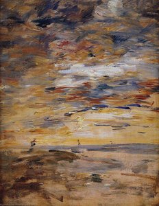 Sky At Sunset — Eugène Louis Boudin