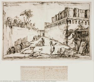 La Tumba De Los Istacidi, Pompeya — Giovanni Battista Piranesi