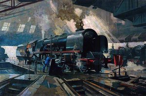 The Day Begins (british Railways Poster Artwork) — Terence Tenison Cuneo