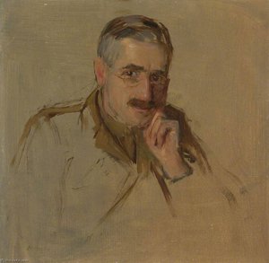 Major Lord Charles Cavendish Bentinck (1868–1956) (preparatory Study For 'the Supreme War Council In Session At Versailles On 3rd July 1918') — Herbert Arnould Olivier