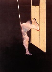 Figura En Pasillo Abierto, — Francis Bacon