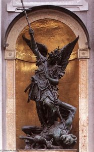 St Michael Slaying The Devil — Hubert Gerhard