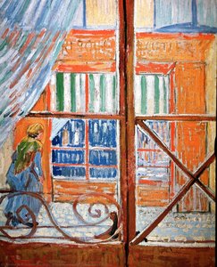 Et Kjøttbukkhandel Sett Fra Vinduet — Vincent Willem Van Gogh