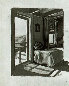 A Corner Of Our Living Room At Chilmark — Thomas Hart Benton