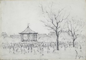Bandstand, Peel Park, Salford — Laurence Stephen Lowry