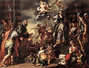 Judith With The Head Of Holofernes — Francesco Solimena