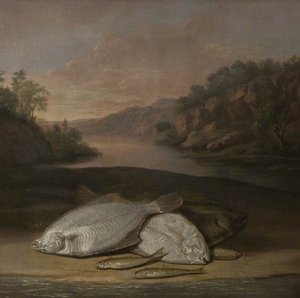 Flounders And Smelts — Arthur William Devis