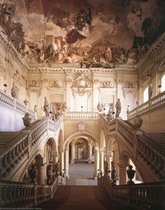View Of The Stairwell — Giambattista Tiepolo