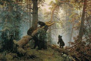 Morning In A Pine Forest — Иван Шишкин