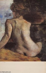 Marynka Smoking — Ronald Brooks Kitaj