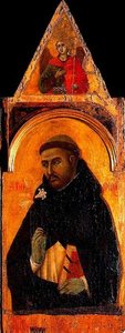 Virgen Con Niño Y Cuatro Santos — Duccio Di Buoninsegna