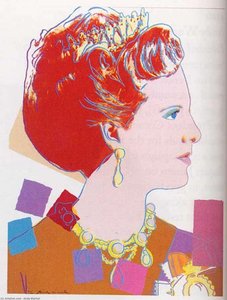 Queen Margrethe Ii Of Denmark — Andy Warhol