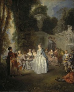 Fêtes Vénitiennes — Jean-antoine Watteau