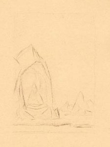Cursory Sketch For Diptych "agni Yoga" 1 — Nikola Roerić