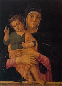 Madonna Con Bambino Che Benedice — Giovanni Bellini