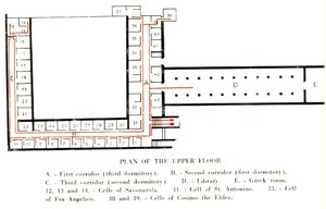 Plan Del Piso Superior En El Convento De San Marco — Fra Angelico