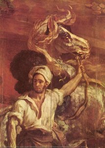 Deutsch Firmenschild Für Einen Hufschmied, Detail — Théodore Géricault