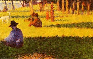Weißer Hund — Georges Pierre Seurat