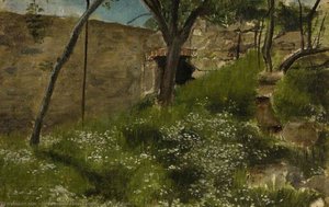Un Argine Fiorito — Lourens Alma Tadema