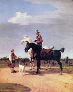 Riders With Two Horses — Wilhelm Von Kobell