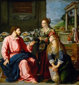 Christus Bei Martha Und Maria — Alessandro Allori