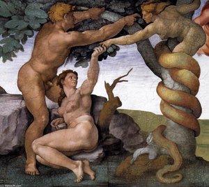 Pád — Michelangelo Buonarroti